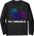 Funny Knitting Gift For Men Women Crochet Yarn Thread Long Sleeve Yarn Supply | High Search Volume | Customer Favorite