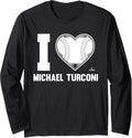 I Heart Michael Turconi Prospect Baseball Fan Gear Long Sleeve Apparel | Viral Streetwear Style