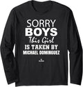 This Girl is Taken By Michael Dominguez Prospect Baseball Long Sleeve Apparel | Viral Streetwear Style