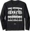 Grandma Crazy for Michael Darrell-Hicks Prospect Baseball Long Sleeve Apparel | US Best Seller