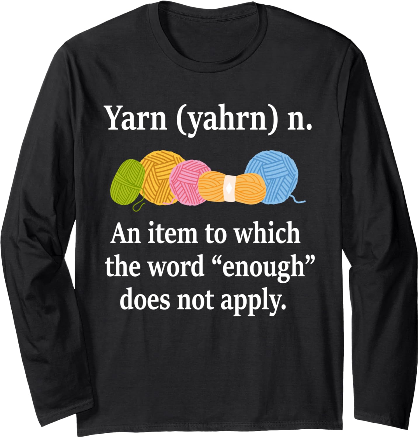 Yarn definition Knitting Funny crochet Yarn Knit Long Sleeve Yarn Supply | Top Rated | High CTR Title