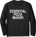 Essential Pizza Maker Long Sleeve Apparel | Premium Quality | Perfect Gift Idea