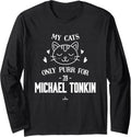 Cat Lovers for Michael Tonkin Minnesota Baseball MLBPA Long Sleeve Apparel | Trending 2025