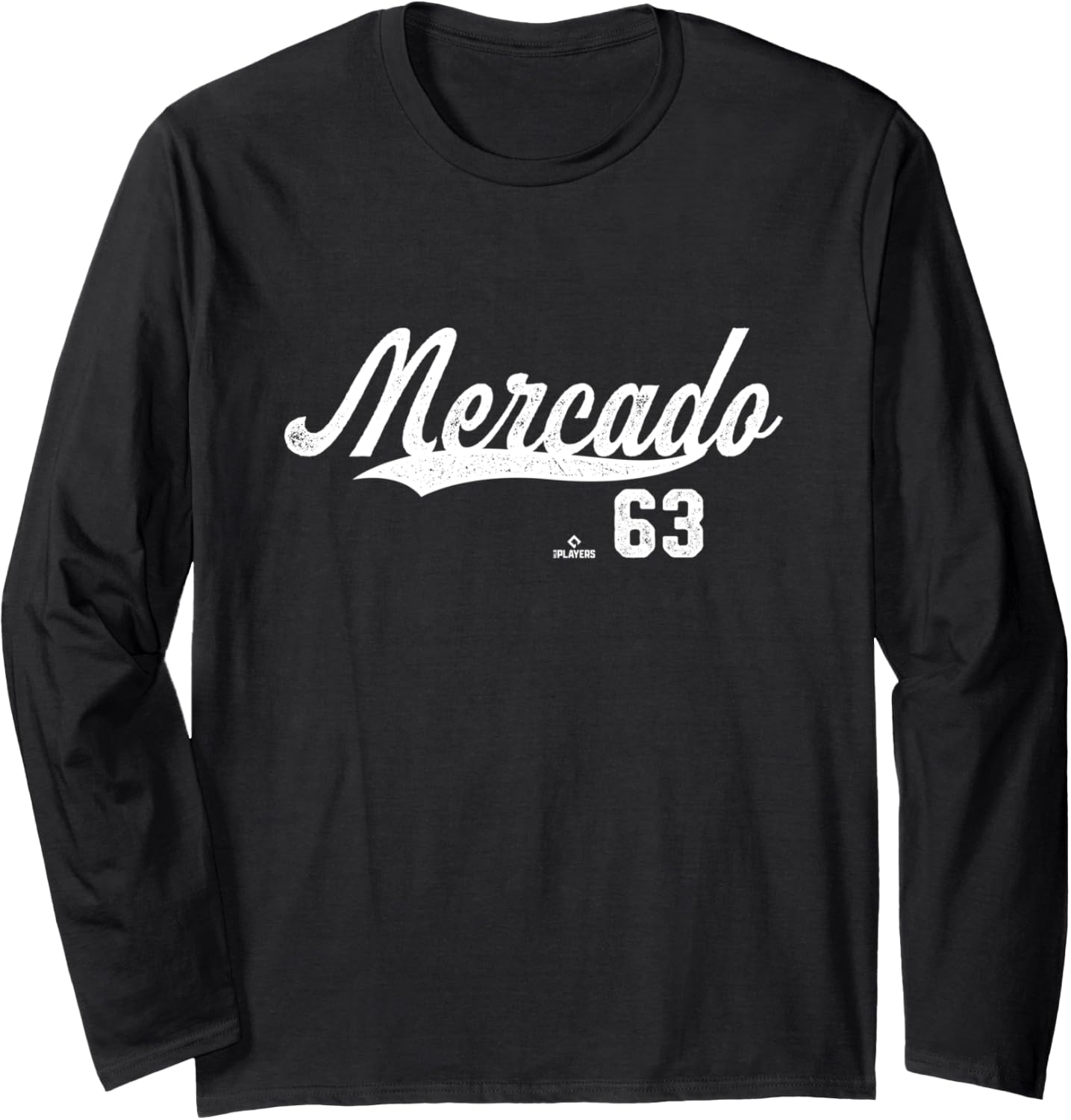 Distressed Swoosh Michael Mercado Philadelphia Baseball Long Sleeve Apparel | US Best Seller