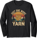 Knit Life Quote Just One More Yarn Long Sleeve Yarn Supply | Viral US Pick | Best Seller Choice