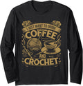 Knitting Yarn Crochet Crocheting Coffee Long Sleeve Yarn Supply | Trending 2025 | Perfect for Crafters