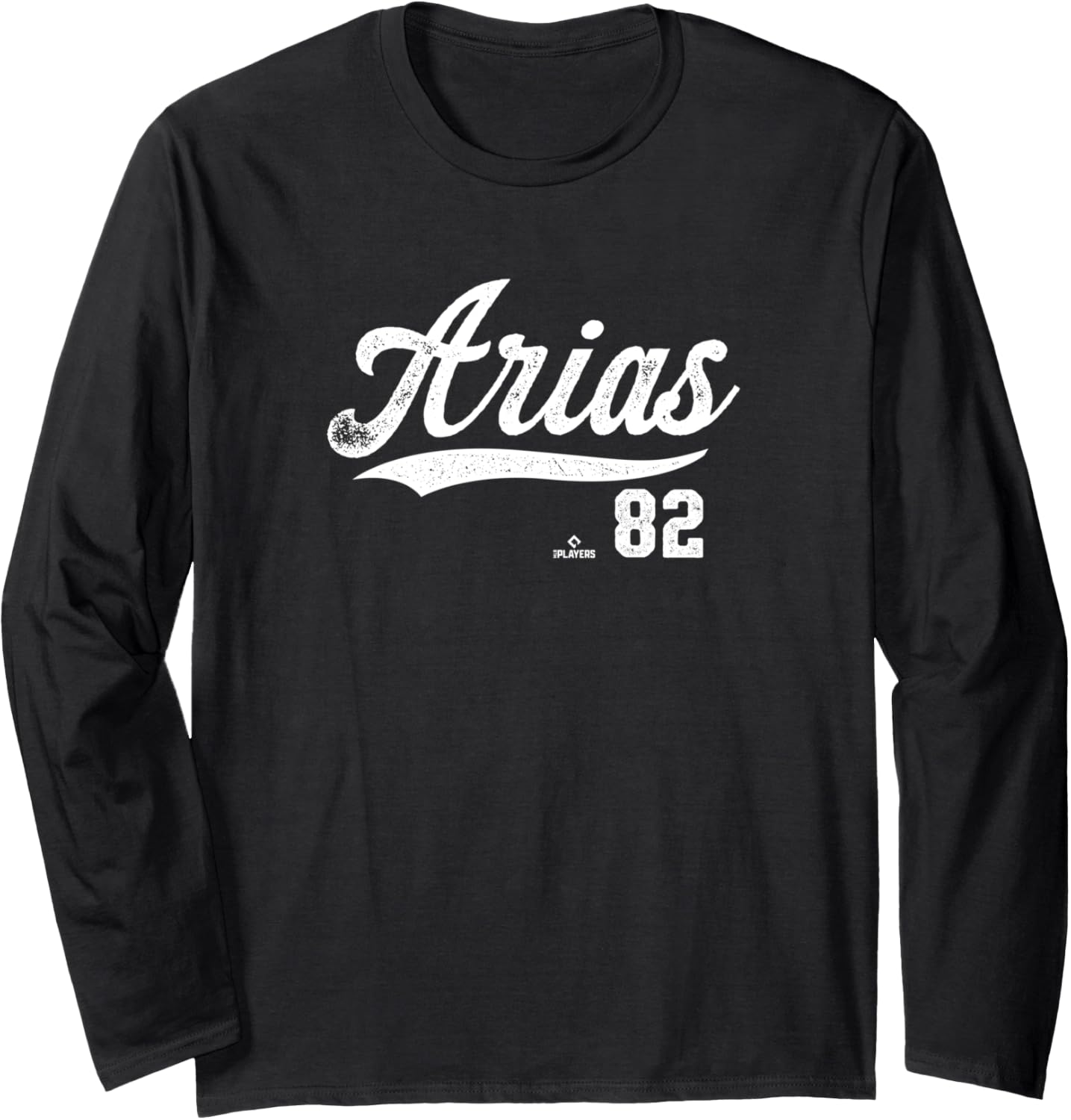 Distressed Swoosh Michael Arias Chicago Baseball MLBPA Long Sleeve Apparel | US Best Seller
