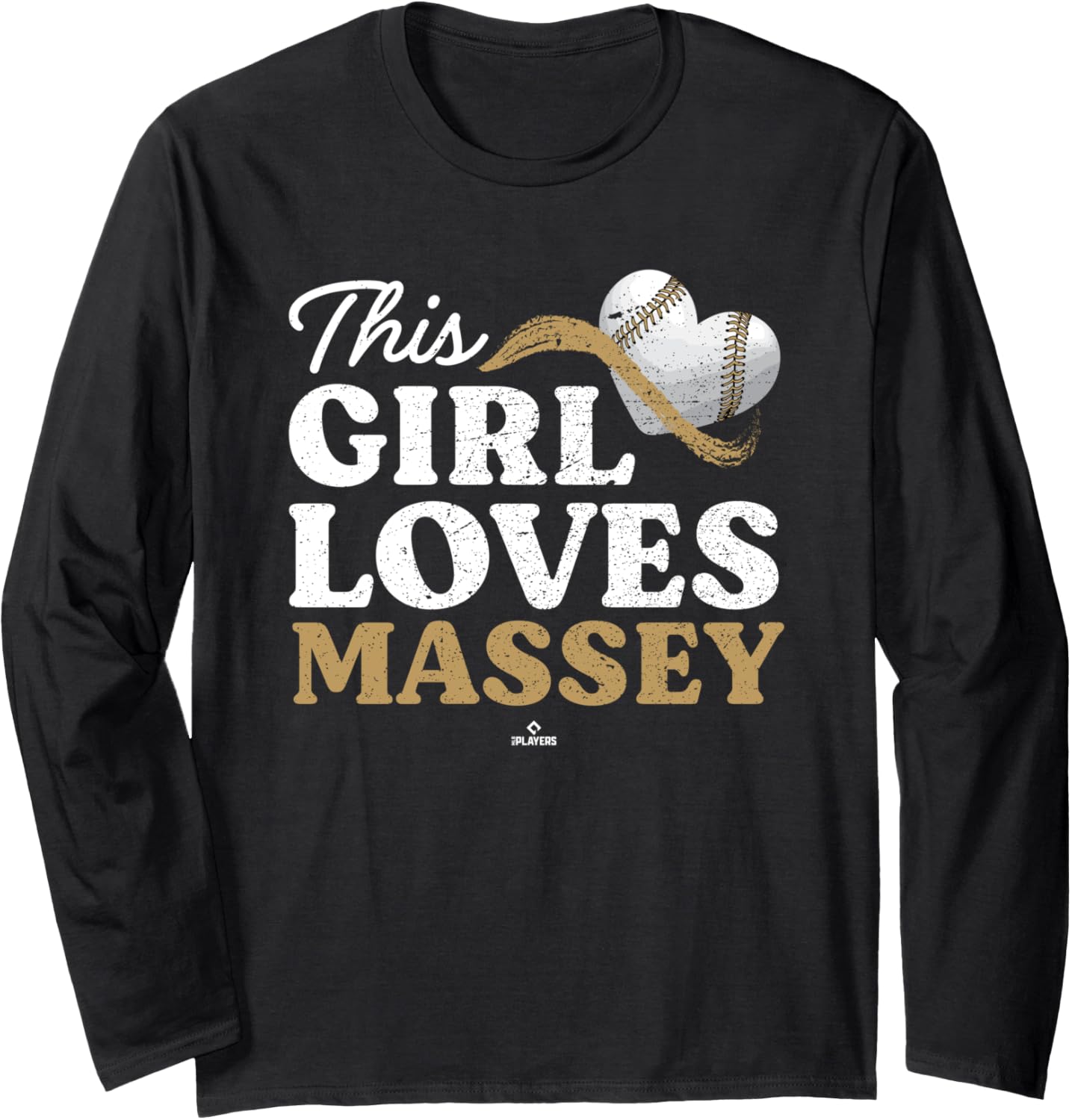 This Girl Loves Michael Massey Kansas City MLBPA Long Sleeve Apparel | Perfect Gift Idea