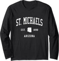 St. Michaels AZ Vintage Athletic Sports JS01 Long Sleeve Apparel | US Best Seller