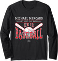 He is Baseball Michael Mercado Philadelphia Baseball MLBPA Long Sleeve Apparel | Premium Quality