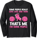 some people really love cats and yarn cat Long Sleeve Yarn Supply | Premium Quality | Customer Favorite