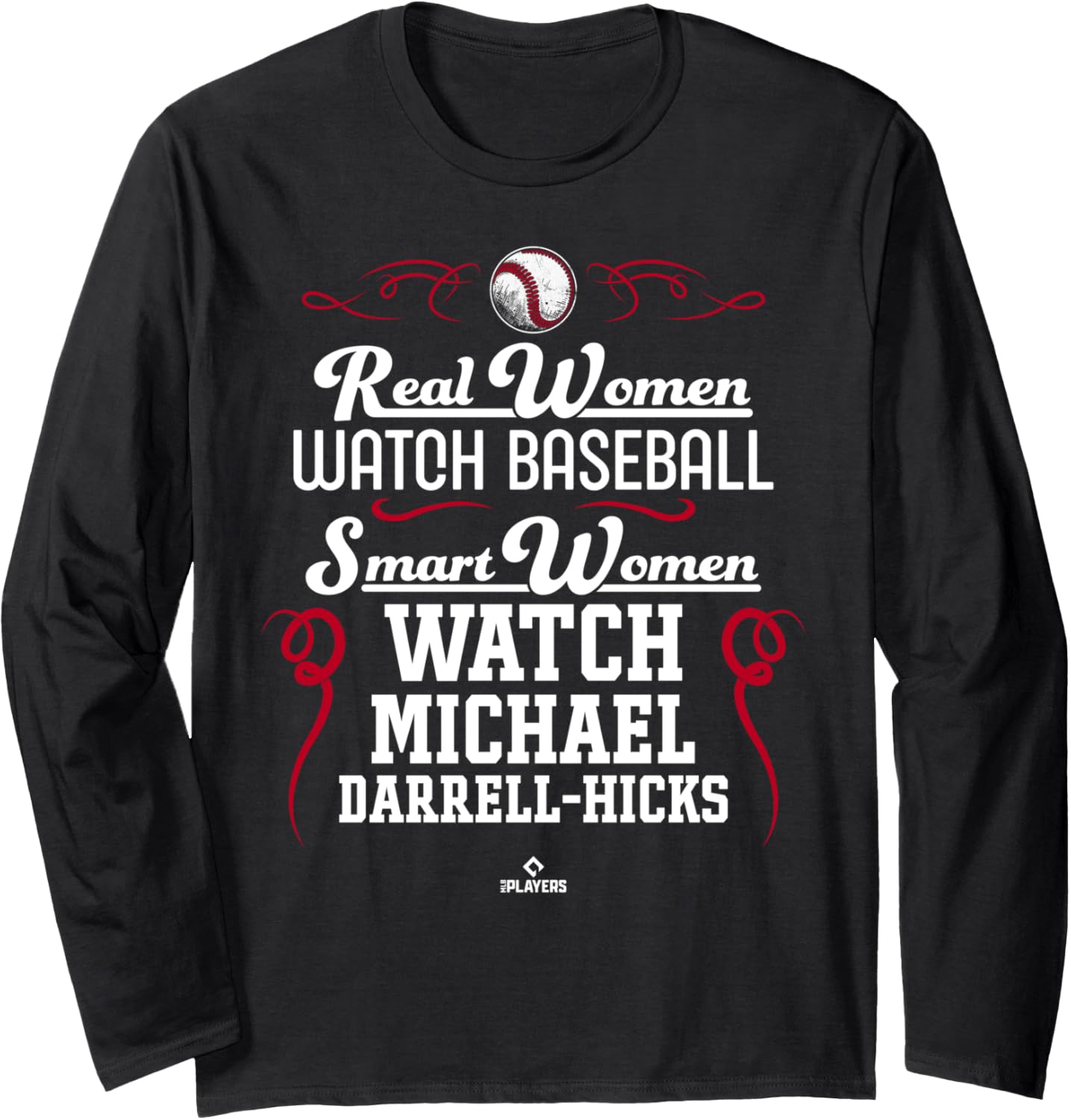 Smart Women Watch Michael Darrell-Hicks Prospect Baseball Long Sleeve Apparel | Perfect Gift Idea