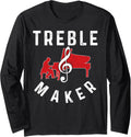Piano Teacher Pianist Vintage Treble Maker Treble Maker Long Sleeve Apparel | Best Seller Pick | Comfort Daily Wear
