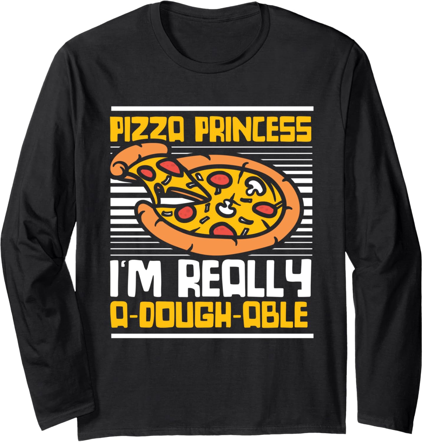 Pizza Princess Pizzeria Chef Baker Pizzaiolo Pizza Maker Long Sleeve Apparel | High Search Volume | Comfort Daily Wear