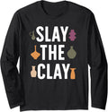 Clay Pottery Ceramics Pottery Maker Ceramic Pottery Long Sleeve Apparel | High Search Volume | Comfort Daily Wear
