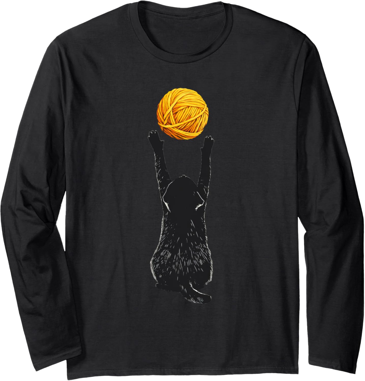 Black Cat Yarn Ball Long Sleeve Yarn Supply | Premium Quality | Customer Favorite