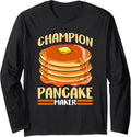 Pancake Maker Foodie Funny Long Sleeve Apparel | High Search Volume | Comfort Daily Wear