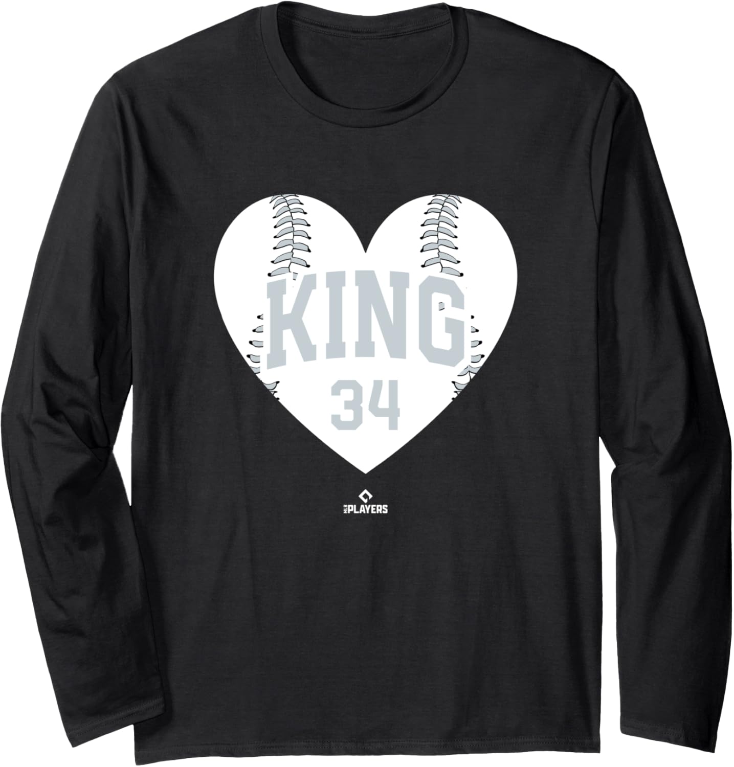 Baseball Heart Michael King New York MLBPA Long Sleeve Apparel | Premium Quality