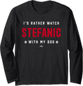 With My Dog Michael Stefanic Los Angeles Baseball MLBPA Long Sleeve Apparel | US Best Seller