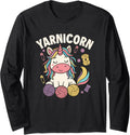 Yarnicorn Cute Knitting Unicorn Yarn Long Sleeve Yarn Supply | Top Rated | Customer Favorite