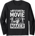 Future Movie Maker Funny Director Filmmaker Long Sleeve Apparel | Trending 2025 | Comfort Daily Wear