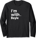 I'm With Michael Boyle Prospect Baseball Fan Gear Long Sleeve Apparel | Trending 2025