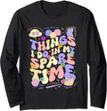 Things I do In My Spare Time Crocheting Yarn Lover Buy Yarn Long Sleeve Yarn Supply | Viral US Pick | Perfect for Cra...