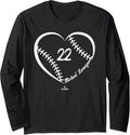 Baseball Heart Number Michael Lorenzen MLBPA Long Sleeve Apparel | Viral Streetwear Style