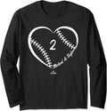 Baseball Heart Number Michael A Taylor MLBPA Long Sleeve Apparel | Perfect Gift Idea