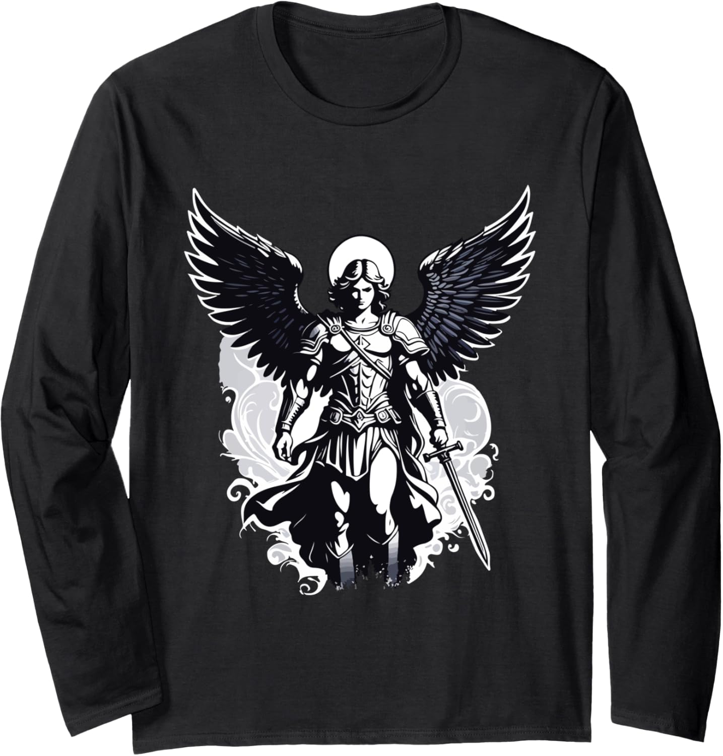 Christian Archangel Saint Michael Long Sleeve Apparel | Viral Streetwear Style