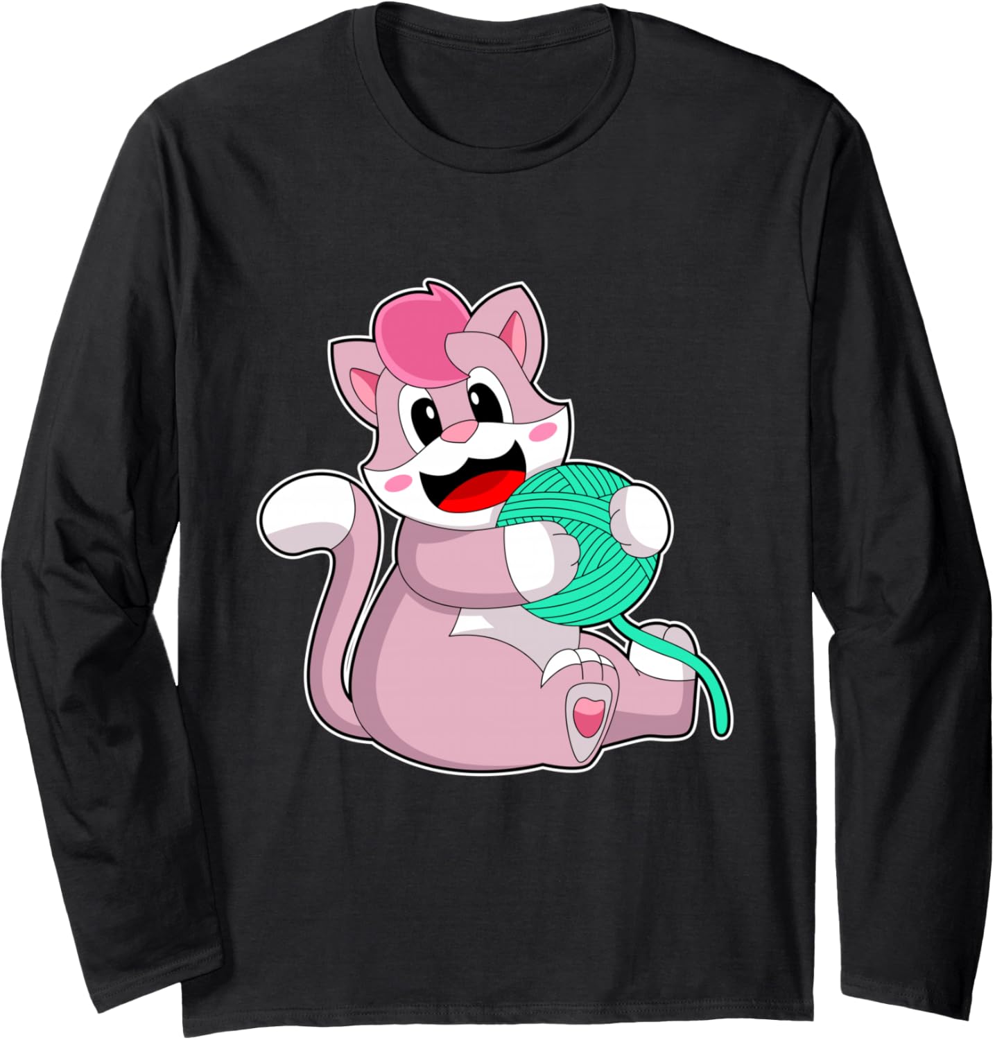 Cat Ball of yarn Long Sleeve Yarn Supply | Top Rated | Best Seller Choice