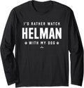 With My Dog Michael Helman Minnesota Baseball MLBPA Long Sleeve Apparel | Everyday Casual Wear