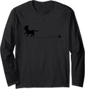 Black Kitten with yarn Long Sleeve Yarn Supply | High Search Volume | Perfect for Crafters