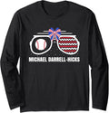 American Glasses Michael Darrell-Hicks Prospect Baseball Fan Long Sleeve Apparel | Viral Streetwear Style