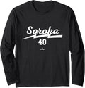 Vintage Gameday Michael Soroka Atlanta MLBPA Long Sleeve Apparel | Perfect Gift Idea