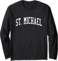St. Michael AK Vintage Athletic Sports JS02 Long Sleeve Apparel | Perfect Gift Idea