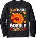 Homemaker Gobble Squad Turkey Thanksgiving Home Maker Long Sleeve Apparel | Trending 2025 | Must-Have Style
