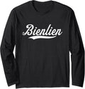 Distressed Script Michael Bienlien Prospect Baseball Fan Long Sleeve Apparel | Perfect Gift Idea