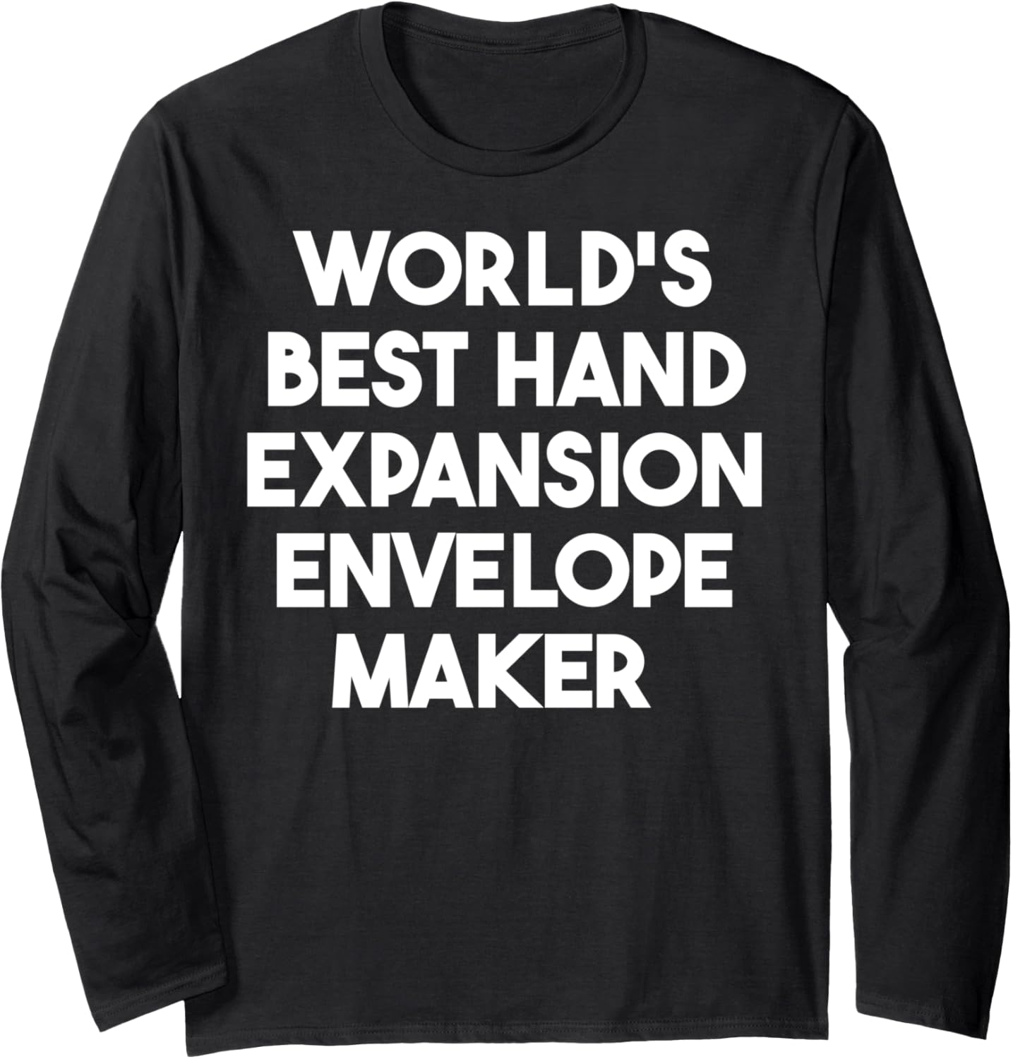 World's Best Hand Expansion Envelope Maker Long Sleeve Apparel | Trending 2025 | Perfect Gift Idea