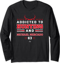 Addicted to Deer Hunting & Michael Mercado Philadelphia Long Sleeve Apparel | Perfect Gift Idea