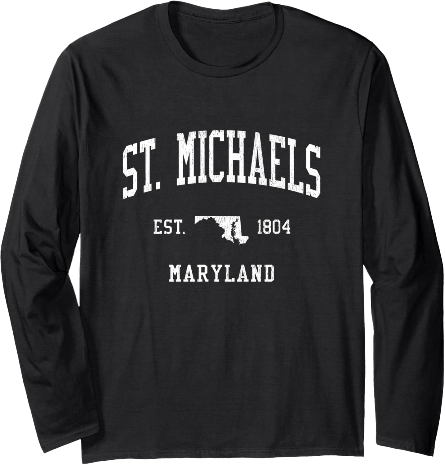 St. Michaels MD Vintage Athletic Sports JS01 Long Sleeve Apparel | Trending 2025