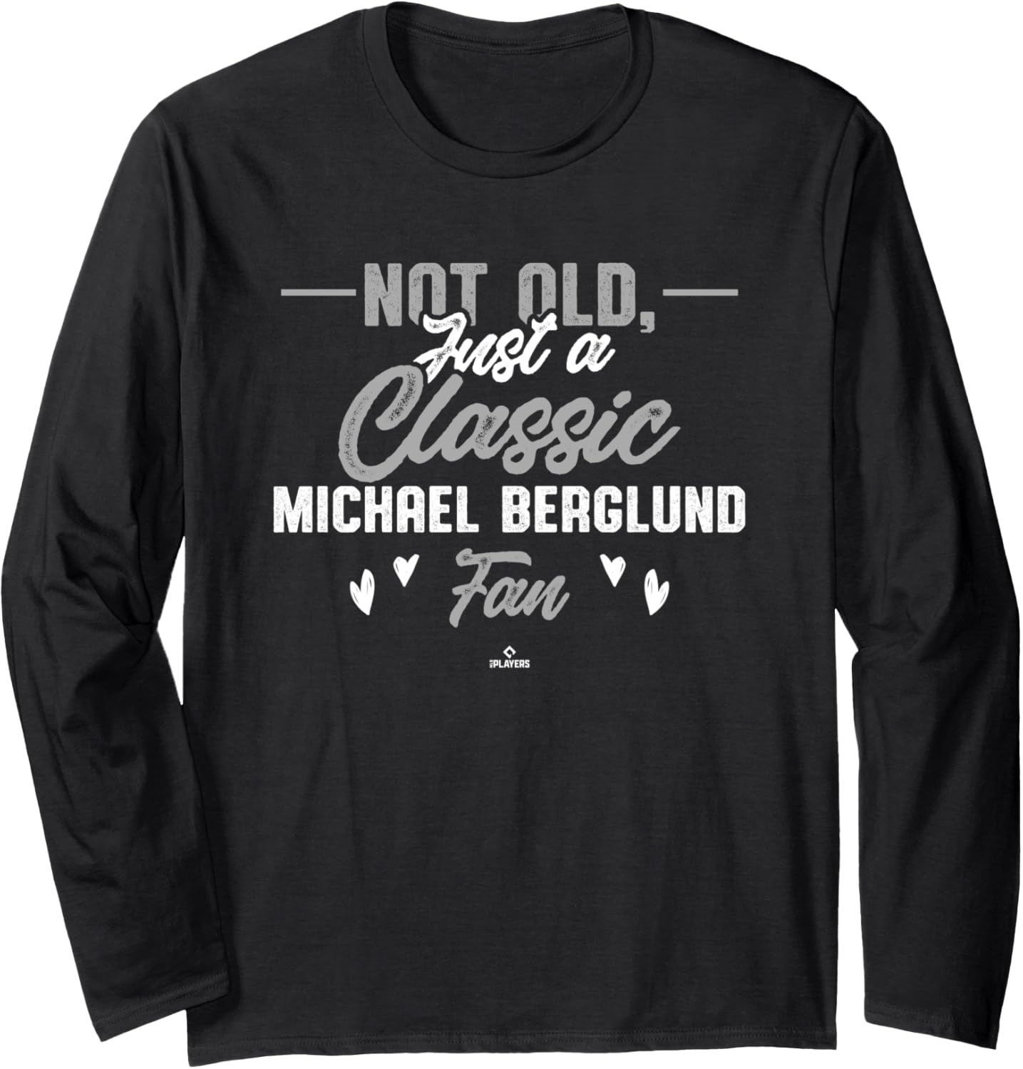 Classic Fan Michael Berglund Prospect Baseball Fan Gear Long Sleeve Apparel | Viral Streetwear Style