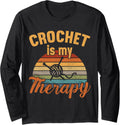 Crochet is my Therapy Knit Yarn Crochet Long Sleeve Yarn Supply | Premium Quality | Best Seller Choice