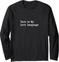 Yarn is My Love Language Funny Yarn Quotes Long Sleeve Yarn Supply | Viral US Pick | Customer Favorite