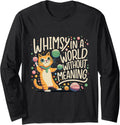 Nihilist Cat Playing With Yarn - Whimsy Without Meaning Long Sleeve Yarn Supply | High Search Volume | High CTR Title