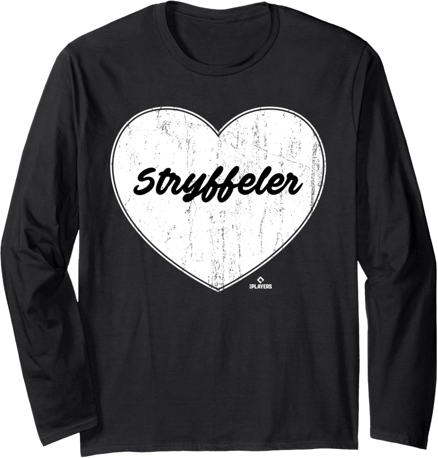 Distressed Heart Michael Stryffeler Prospect Baseball Fan Long Sleeve Apparel | Trending 2025