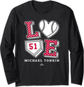 Love Michael Tonkin Atlanta MLBPA Long Sleeve Apparel | Everyday Casual Wear