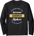 Sandwich Maker Shirt Funny Long Sleeve T-Shirt | Trending 2025 | Aesthetic Fit