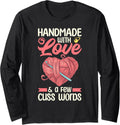 Handmade with Love - Yarn Lover Long Sleeve Yarn Supply | Top Rated | Best Seller Choice