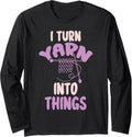 Funny Knitting Retirement Crochet Yarn Long Sleeve Yarn Supply | Trending 2025 | Best Seller Choice